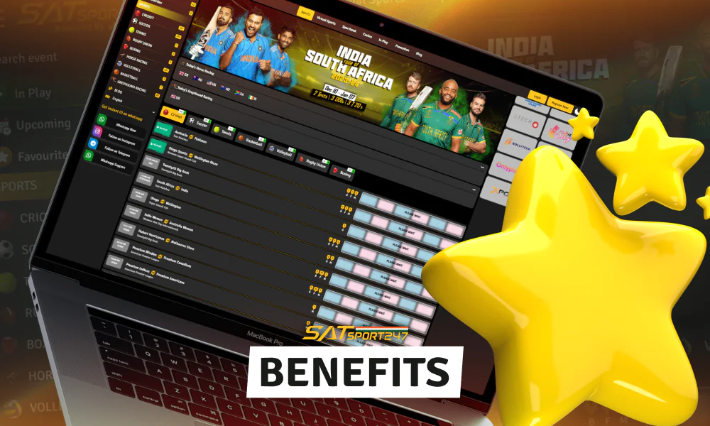 Satsport247 offers several benefits for Indian players
