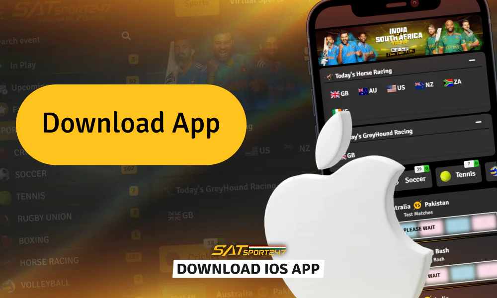 Download Satsport247 iOS App now to never miss a moment of sporting action