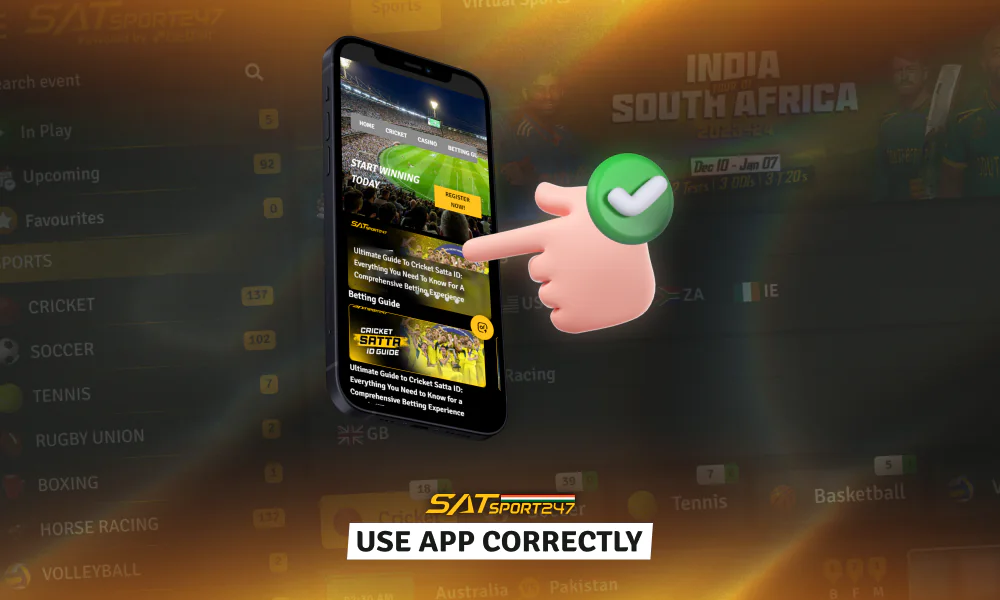 Enjoy using the Satsport247 app to enhance your sports betting experience