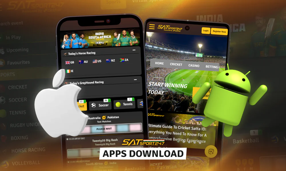 Download the Satsport247 mobile app for Android and iOS to have access to all the exciting features and benefits at your fingertips