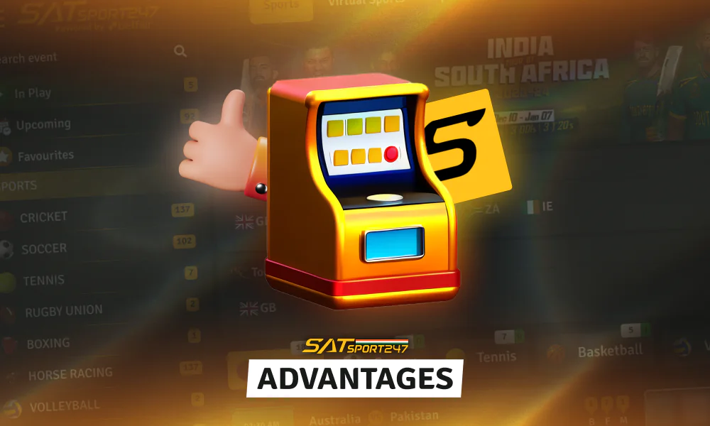 Satsport247 offers several advantages when it comes to their slot machines
