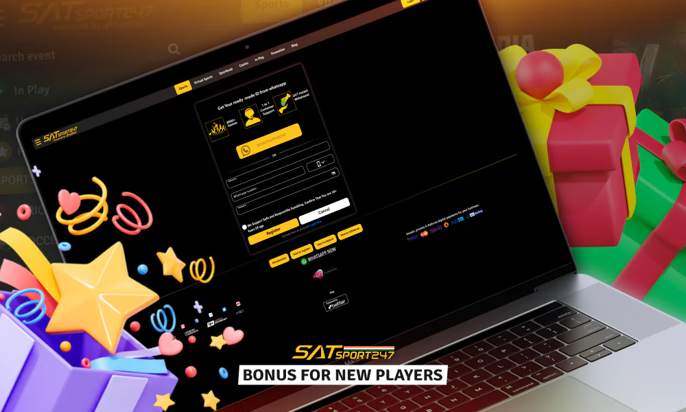Satsport247 offers an enticing bonus for newly registered users