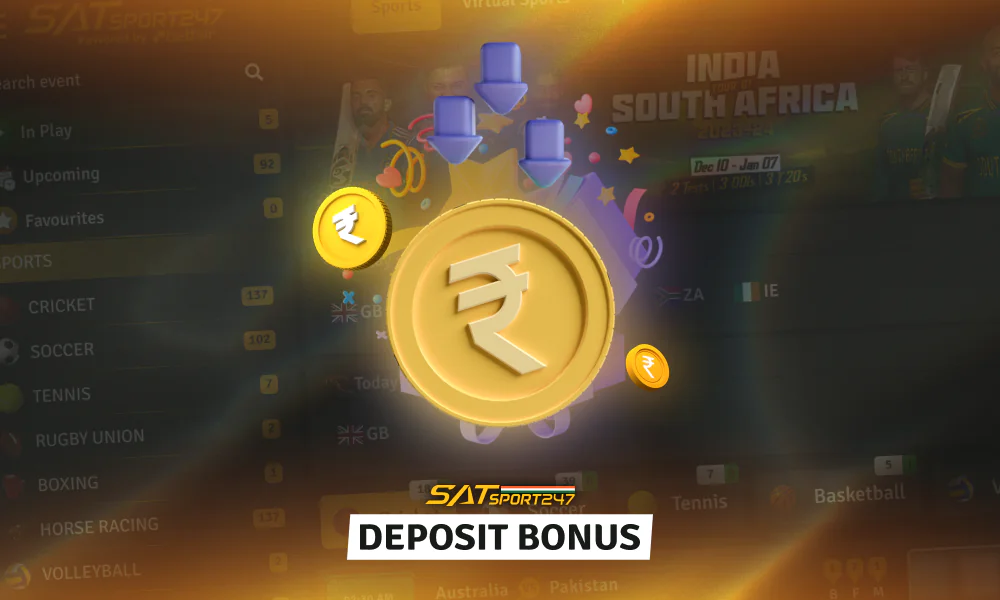 Satsport247 offers rewards for existing users for making a deposit into their betting account