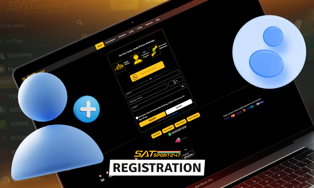 Registering a new account at Satsport247 is a straightforward and user-friendly process