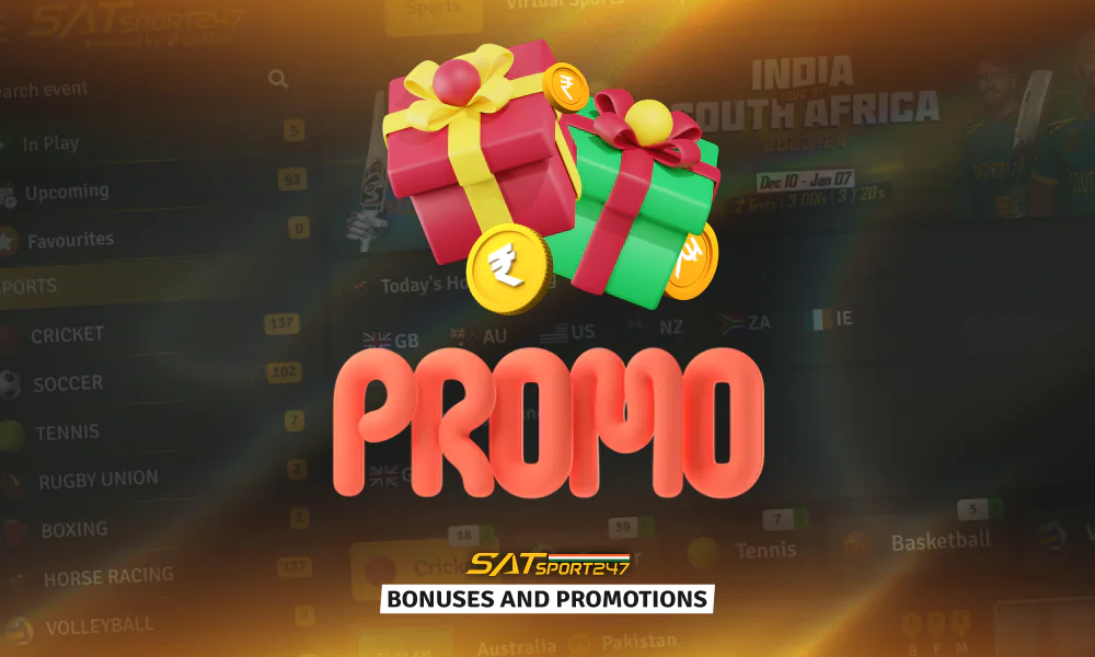 Fantastic bonuses and promotions available at Satsport247