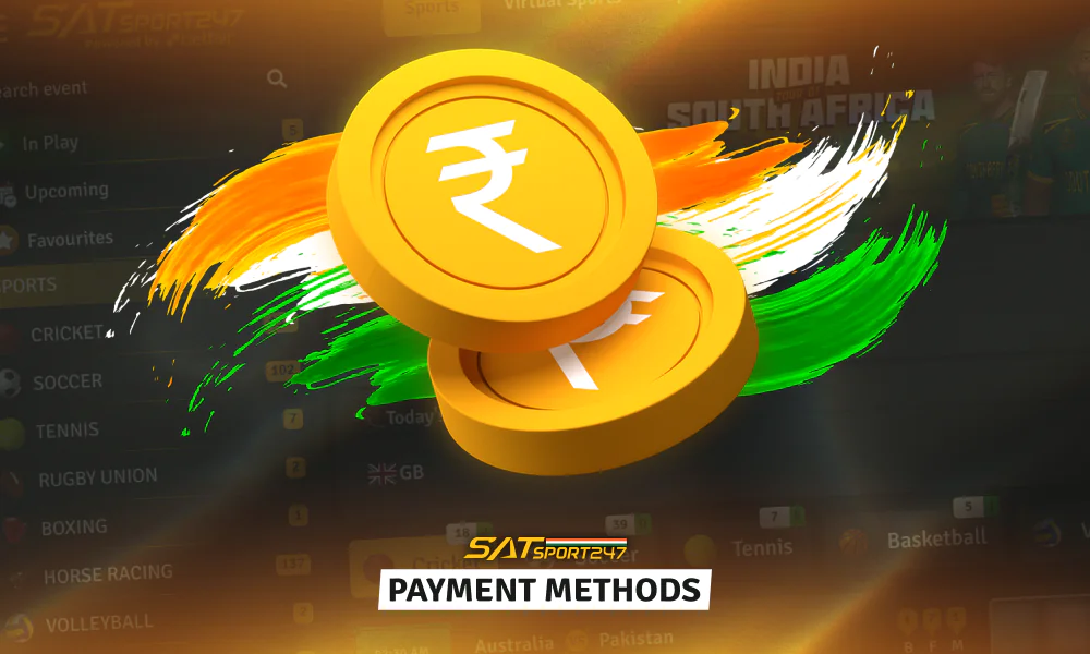 Satsport247 offers a variety of payment methods for Indian players to conveniently deposit and withdraw funds on their platform