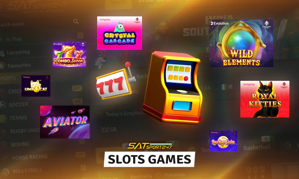 Satsport247 Slots Games offers a wide range of slot games with different themes, styles, and gameplay features