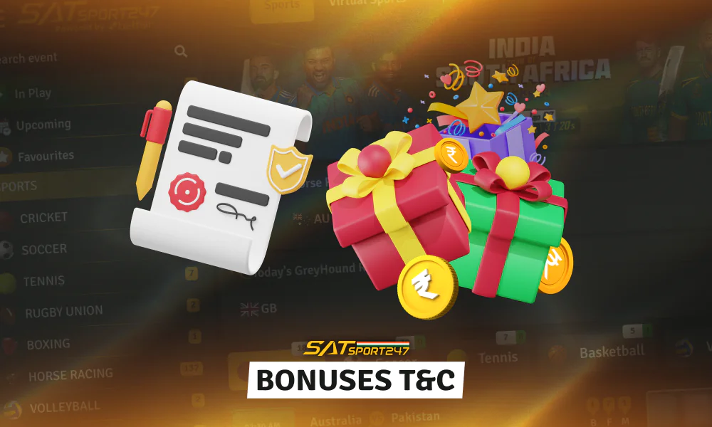 The terms and conditions of Satsport247 bonuses outline the rules and requirements associated with the bonuses