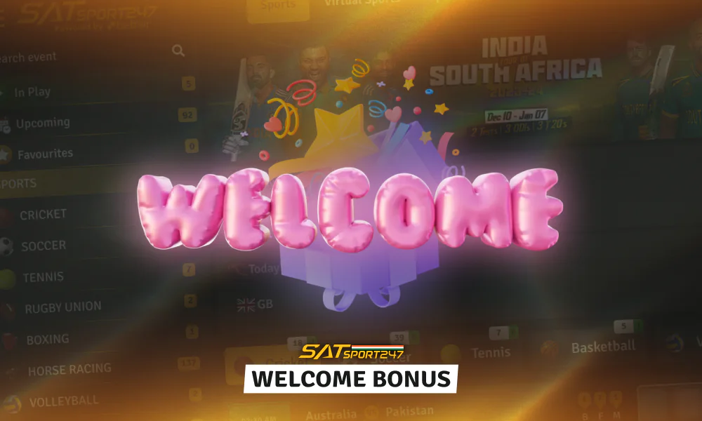 The welcome bonus at Satsport247 is a special promotion designed for new users.